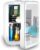 Mini Fridge 6 Liter AC/DC Portable Beauty Fridge Thermoelectric Cooler and Warmer for Skincare, Bedroom and Travel (Mirror & LED Design)