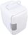 Mini Fridge, Detachable Partition Durable ABS Car Refrigerator for Cosmetic White