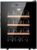 Mini Fridge, Drinks Fridge, Drinks Cooler, Small Wine Refrigerator, Frozen + Cooled, LED Lighting for Single and Small Households, Wine Cabinet with Fridge Space for 12 Bottles of Wine