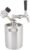 Pressurized Beer Keg, 2L Stainless Steel Homebrew Mini Keg Kit Beer Tap+Spear+Keg+Pressure Gauge Mini Dispenser Kegerator Kit
