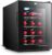 SHKI Wine Cooler 12 Bottles Electronic Wine Cabinet Constant Temperature Wine Cabinet Household Refrigerator Small Tea Cabinet Mini Cigar Cabinet