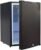 SMETA 110V 12V 1.6 cu ft Compact Refrigerator with Reversible Door,Low Noise Beverage Car Cooler Fridge,BLACK