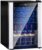 SMETA 19 Bottles Wine Refrigerator Under Counter Wine Cooler Cellar for Champagne Beer Quiet Operation,Stainless Steel