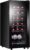 STAIGIS Mini Wine Fridge Freestanding, Wine Cooler Refrigerator 18 Bottle w/Digital Control, Countertop Mini Fridge for Red & White, Glass Door