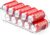 SimpleHouseware Can Dispense Refrigerator Organizer Storage, Clear