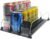 Soda Can Organizer for Refrigerator-Automatic Pusher Glide, 12oz 16oz 20oz Drink Organizer for Fridge-Holds up to 15 Cans