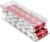 Sorbus Soda Can Organizer for Refrigerator Can Holder with Lid for Fridge, Pantry, Freezer – Holds 12 Cans, BPA-Free, Clear Design