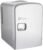 Uber Appliance UB-CH1 Uber Chill Mini Fridge 6-can Portable Thermoelectric Cooler and Warmer Mini Fridge for Bedroom, Office or Dorm (Gun Metal Silver)