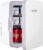 VEVOR 10L Mini Fridge, 10 Liter Portable Cooler Warmer, Skincare Fridge White, Compact Refrigerator, Lightweight Beauty Fridge, for Bedroom Office Car Boat Dorm Skincare (110V/12V)