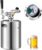 VEVOR Beer Mini Keg 169 Oz, Mini Keg Growler w/Tap Faucet, Pressurized Growler 304 Stainless Steel Pressurized Beer Growler with Co2 Pressure Regulator, Beer Dispenser Portable Carbonated Growler