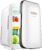 WSJTT Mini Fridge Electric Cooler Mini Fridge White Portable Refrigerator Super Quiet in-Vehicle Freezer for Driving, Travel, Fishing, Outdoor 25 * 20.3 * 28cm