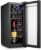 Wine Cooler Refrigerator Chiller Countertop Cooler Freestanding Compact Mini Wine Fridge 12 Bottle Capacity Digital Control, Glass Door