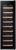 Wine Cooler– Mini Fridge Black | 60L Beer, Wine & Drinks Fridge | LED Light | Low Energy A+ (Black) [Energy Class A+]