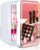ZEENA Mini Fridge 6 Liter Portable Beauty Makeup Skincare Fridge Cosmetics Refrigerator Compact Cooler Warmer, Mirrored and LED Lighting Design AC/DC