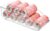 mDesign Large Plastic Pop/Soda Can Dispenser Storage Organizer Bin for Kitchen Pantry, Countertops, Cabinets, Refrigerator, Freezer – BPA Free, Food Safe – 13.5″ Long – Clear