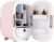zhgzhzwlf Skincare Fridge Mini Fridge for Skin Care 7 Liter Beauty Fridge Portable Refrigerator Makeup Fridge Thermoelectric Cooler Warmer Beauty Fridge for Skincare & Cosmetics